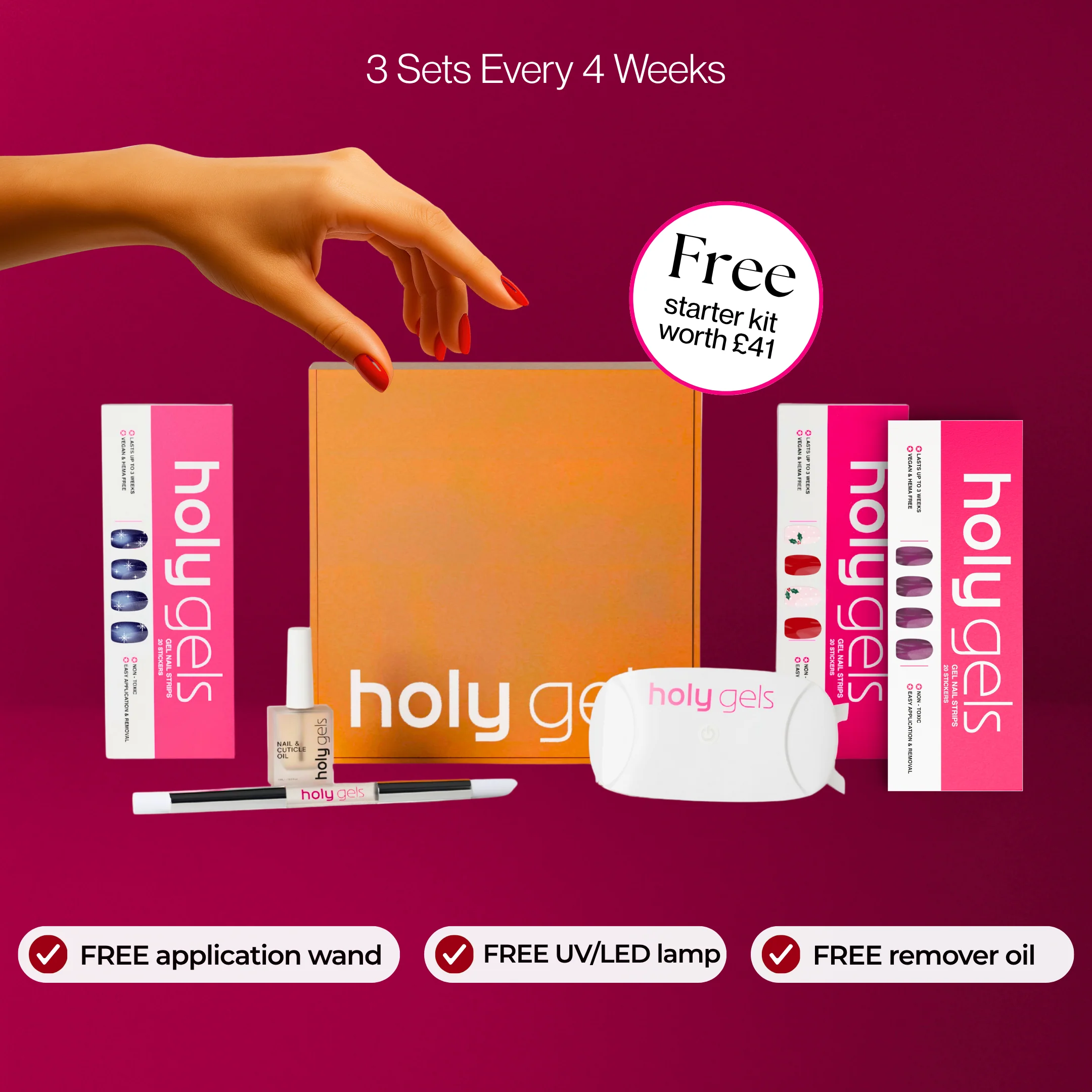 Holy Gels Starter Kit + Free Gifts - Image 3